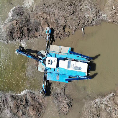 Dredger de balde anfíbio multiuso com capacidade de 120m3-700m3/h