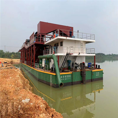Dredger de sucção de corte de 18 polegadas personalizado com potência de cabeça de corte de 180kw do profissional