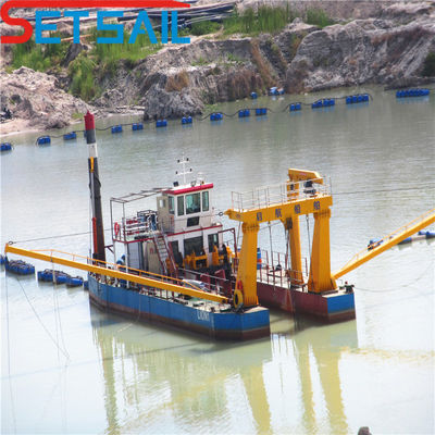 180000.000kg Peso Bruto Hidráulico 18 polegadas de cortador de sucção de areia de dragagem com transporte