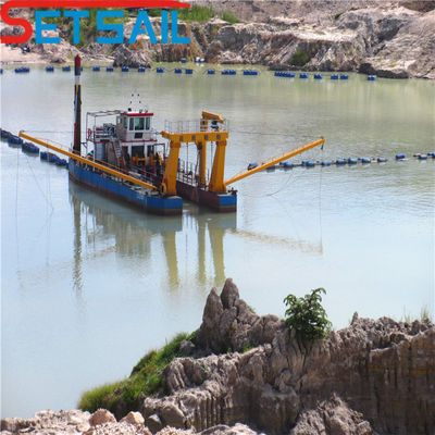 180000.000kg Peso Bruto Hidráulico 18 polegadas de cortador de sucção de areia de dragagem com transporte