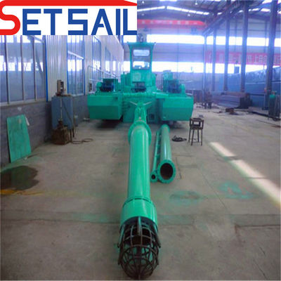 27m-39m comprimento total QHJSD-2 motor hidráulico diesel aspirador a jato dragador de areia para rio