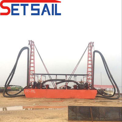 Max. Capacidade 100m3-2000m3 Excavadora de mineração de sucção a jato totalmente automática para ouro de areia fluvial