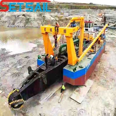 1100m3 Capacidade Set vela 20 polegadas de areia do mar dragagem dragadora para o tempo de entrega estimado