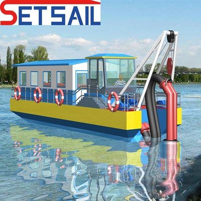 Dredger de lama de sucção a jato com bomba de água de alta pressão com potência do motor principal de 75kw-2000kw