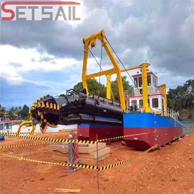 Dredagem de areia com motor diesel de 20 polegadas de capacidade de 1000 m3/h para projetos de dragagem em larga escala
