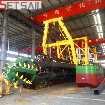 Diâmetro da cabeça do cortador 2000mm 18 polegadas Capacidade de tela 3500m3/h Dredger de areia hidráulica
