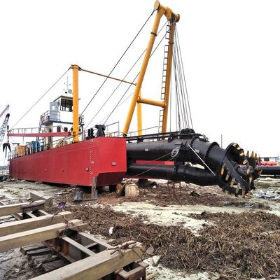 Dredger de sucção com capacidade de 1000 m3/h e profundidade de dragagem de 20 m