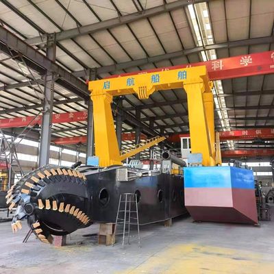 Dredger de sucção com capacidade de 1000 m3/h e profundidade de dragagem de 20 m