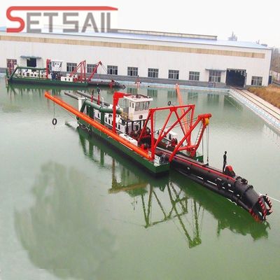 18 polegadas Capacidade 800m3 / H Dredger de areia de potência elétrica cortador de sucção