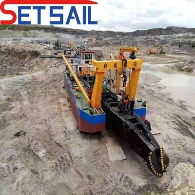 Capacidade personalizada de 26 polegadas 1200m3/h Hidrociclone Cortador de cascalho Sucção Dredger de estanho