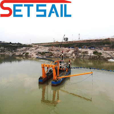 20 polegadas Capacidade 4000m3/H Dredger de areia elétrica para mineração de estanho Distância de descarga 1500m