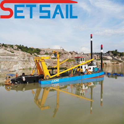 20 polegadas Capacidade 4000m3/H Dredger de areia elétrica para mineração de estanho Distância de descarga 1500m