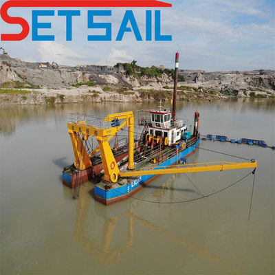 20 polegadas Capacidade 4000m3/H Dredger de areia elétrica para mineração de estanho Distância de descarga 1500m
