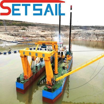20 polegadas Capacidade 4000m3/H Dredger de areia elétrica para mineração de estanho Distância de descarga 1500m
