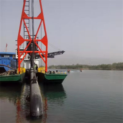 Dredger de sucção a jato de alta capacidade com motor diesel de potência máxima. Capacidade 100m3-2000m3