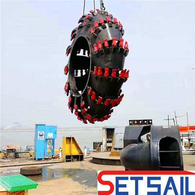 Anchor Boom Wheel Bucket Dredger com Weichai Diesel Engine e 160m3-2000m3 Capacidade