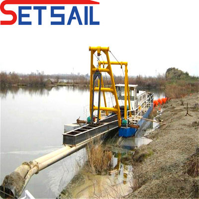 Dredger de areia de rio de sucção a jato de comprimento total de 27 m-39 m personalizado para compradores africanos