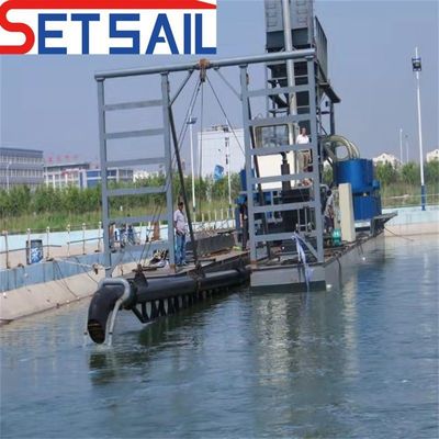 Profundidade máxima de dragagem 9-30 m Dredger de sucção a jato personalizado com tecnologia avançada