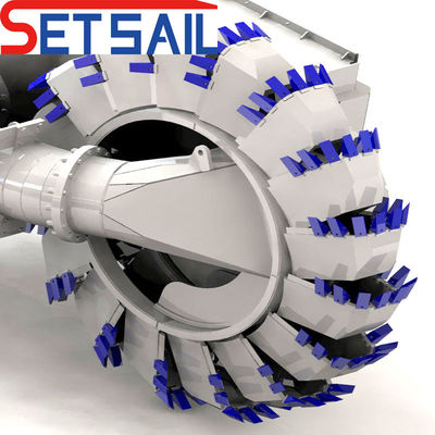 Rexroth Controle hidráulico fluxo de água 3500m3 Roda de balde de dragagem para as suas necessidades
