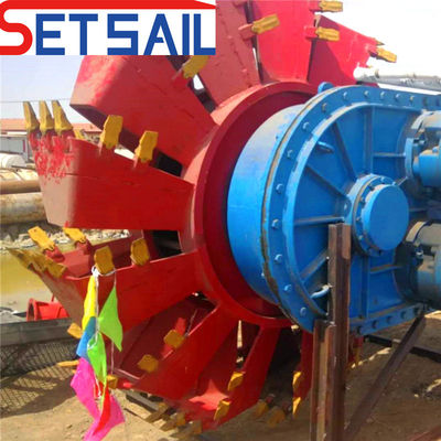 6000m3 Roda Bucekt Dredger para Bangladesh CTS Slot Tipo Potência total 224kw-2720kw