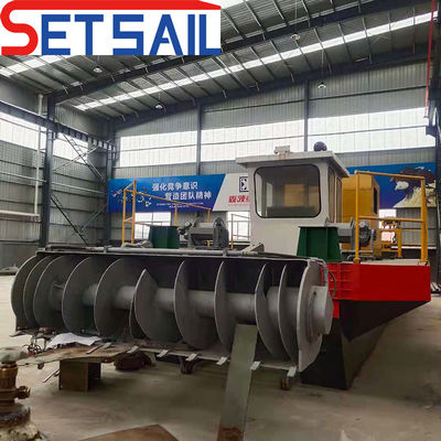 Bomba de areia fluvial de sucção de sucção Dredger com 110kw-2000kw de potência do motor diesel
