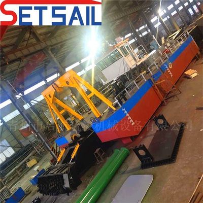 6 mm-20 mm Espessura da placa lateral Trailing Suction Hopper Dredger para lago e reservatório