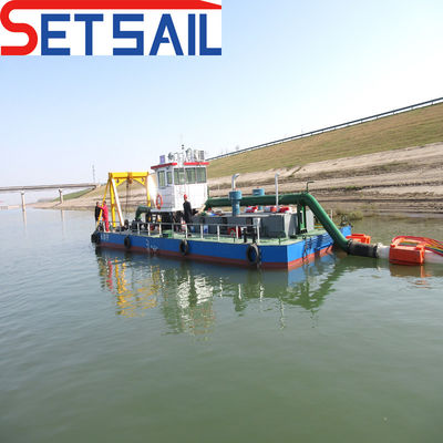 Rexroth Hidráulico Motor Diesel Sucção de Potência Hopper Dredger para lama Largura total 4,5m-12m