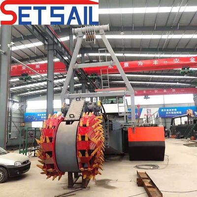 Roda Avançada Bucekt River Mud Silt Dredger Design com 180000.000kg de peso bruto