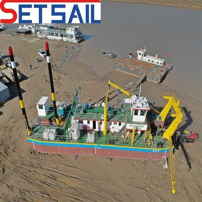 Dredger de balde de roda com bomba de areia de rio com profundidade de dragagem de 8m-20m e moeda dos EUA