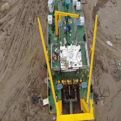 Balde de rodas de motor a diesel personalizado para sedimentos fluviais e baixo consumo de combustível