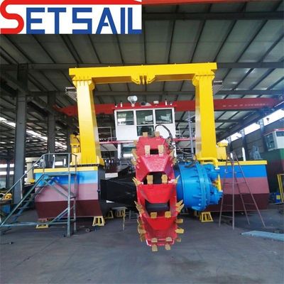 Fabricação de máquinas de dragagem de baldes de rodas com diâmetro de tubo de descarga de 200 mm a 800 mm