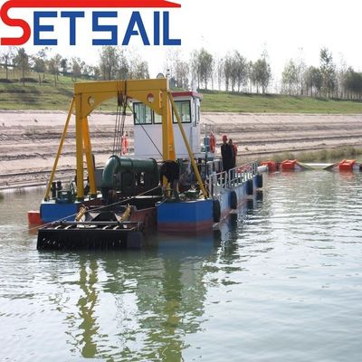 Largura total 4,5 m-12 m Guincho hidráulico Trail Hopper Sucção dragadora com Siemens PLC