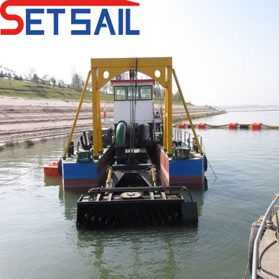 Largura total 4,5 m-12 m Guincho hidráulico Trail Hopper Sucção dragadora com Siemens PLC