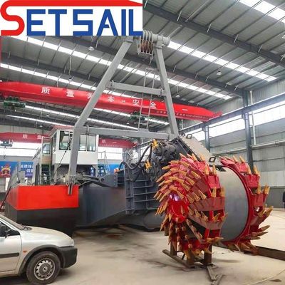 Consumo total de combustível 34L-518L/H Equipamento de dragagem hidráulica para dragagem de areia