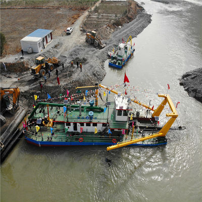 Dredger de sucção de areia de 24 polegadas com e profundidade de dragagem de 4m-15m