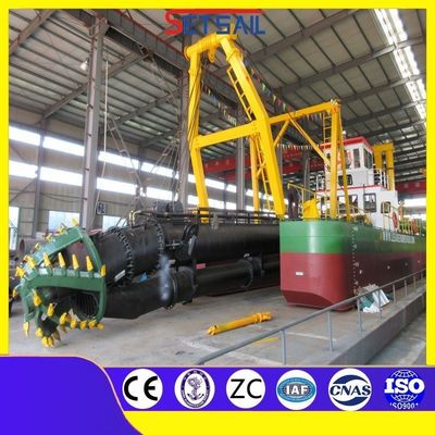 Tipo de ranhura CTS Customizado 3000m3/H Cutter Suction Dredger River Sand Dredging Machine