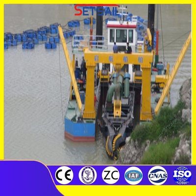 Tipo de ranhura CTS Customizado 3000m3/H Cutter Suction Dredger River Sand Dredging Machine