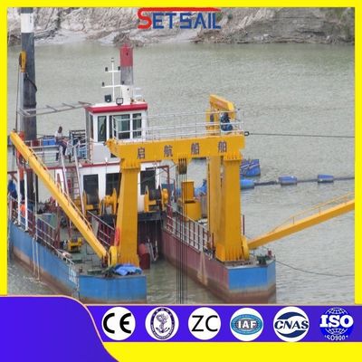 Tipo de ranhura CTS Customizado 3000m3/H Cutter Suction Dredger River Sand Dredging Machine