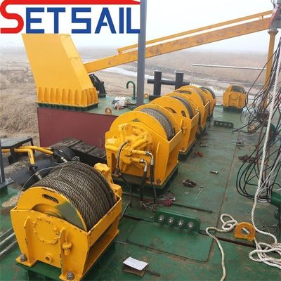 Dredgeira hidráulica de sucção de areia com motor Weichai Diesel e capacidade de 160m3-2000m3