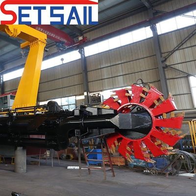 Dredgeira de sucção com rodas de balde controlada por Siemens PLC Dredgeira de areia com desempenho