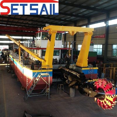 Dredgeira de sucção com rodas de balde controlada por Siemens PLC Dredgeira de areia com desempenho