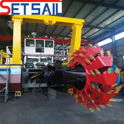 Dredgeira de sucção com rodas de balde controlada por Siemens PLC Dredgeira de areia com desempenho