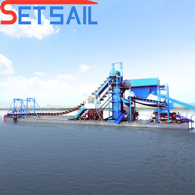 US 2000/Set 1 Set Min.Order Chain Bucket Mining Dredger para amostras de diamantes do rio