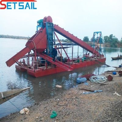 5.5kw-50kw Bateria ecrã motor cadeia balde rio mineração de ouro dragagem para o seu benefício