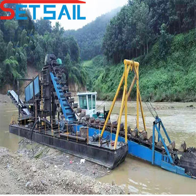 37kw-200kw Escavação motor principal cadeia de potência balde rio mineração dragagem para ouro e diamante