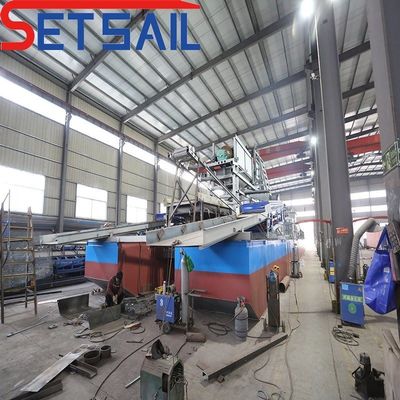 Tipo de potência elétrica Conjunto de personalização de vela balde cadeia de diamantes mineração de ouro dragagem