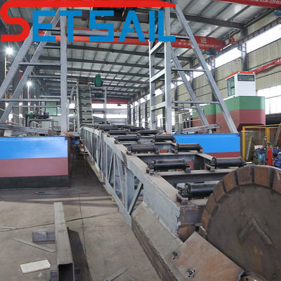 7.5kw-50kw Potência da bomba de água Cummis Diesel Set Chain Bucket Sand Mining Machinery for Gold