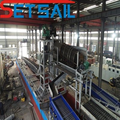 Equipamento de mineração de diamantes com capacidade de 0,035m3-1,2m3 e potência de 37kw-200kw
