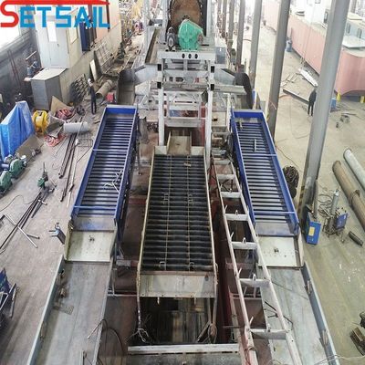 60m3-300m3 Capacidade de Cadeia Completa Balde de Diamante Dredger para Lago Design Personalizado