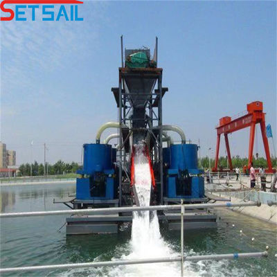 60m3-300m3 Capacidade de Cadeia Completa Balde de Diamante Dredger para Lago Design Personalizado